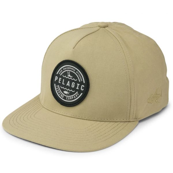 Pelagic Deep Sea Snapback Hat - Khaki