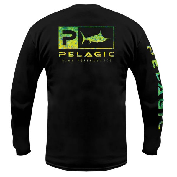 Pelagic Deluxe Fill Long Sleeve T-Shirt - Black - 2X-Large