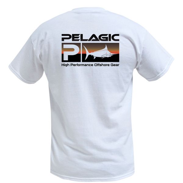 Pelagic Deluxe Logo Pattern T-Shirt - Black Horizon 2XL