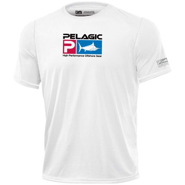 Pelagic Deluxe Waterman Short Sleeve T-Shirt - White 2XL