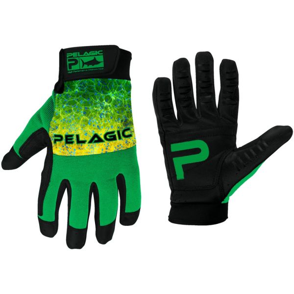 Pelagic End Game Pro Gloves - Dorado Green - L/XL