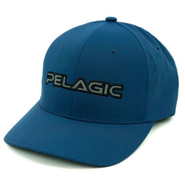 Pelagic Flexfit Delta Hat - Smokey Blue - L/XL