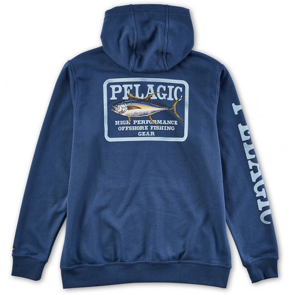 Pelagic Game Fish Hoody - Smokey Blue - 2X-Large