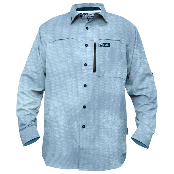 Pelagic Eclipse Pro Guide LS Shirt - Slate Reefer Medium