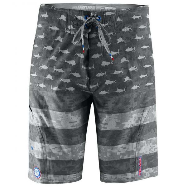 Pelagic Sharkskin Boardshorts - Patriot