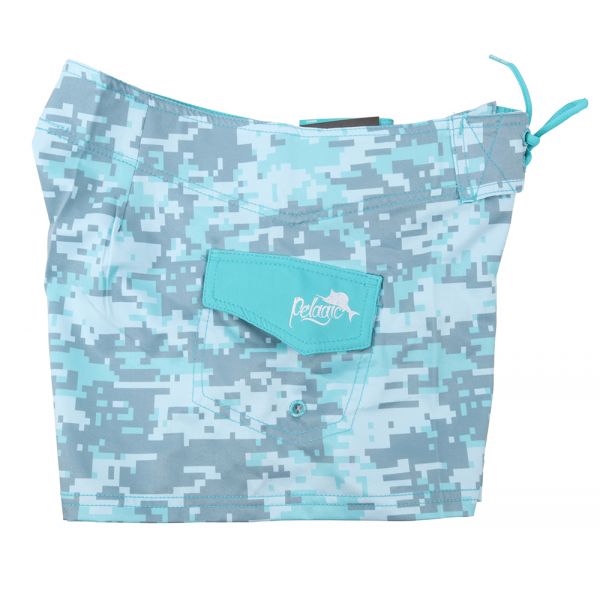 Pelagic Digital Camo Boardshorts - Camo Blue