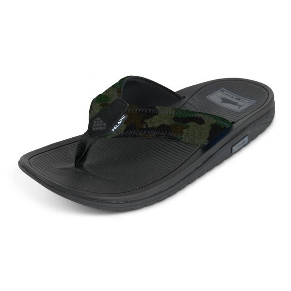 Pelagic Offshore Fishing Sandal - Camo Green