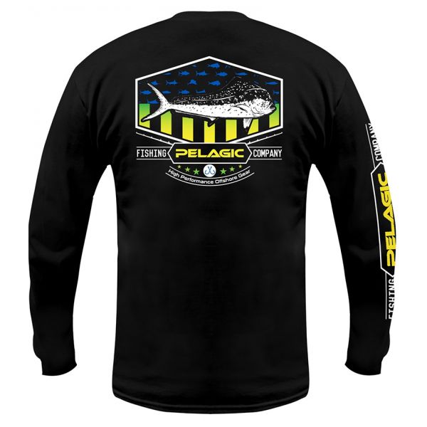 Pelagic Patriot Dorado Long Sleeve T-Shirt - 2XL