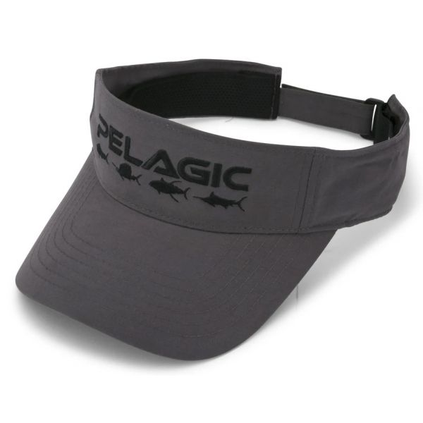 Pelagic Performance Fishing Visor - Charcoal