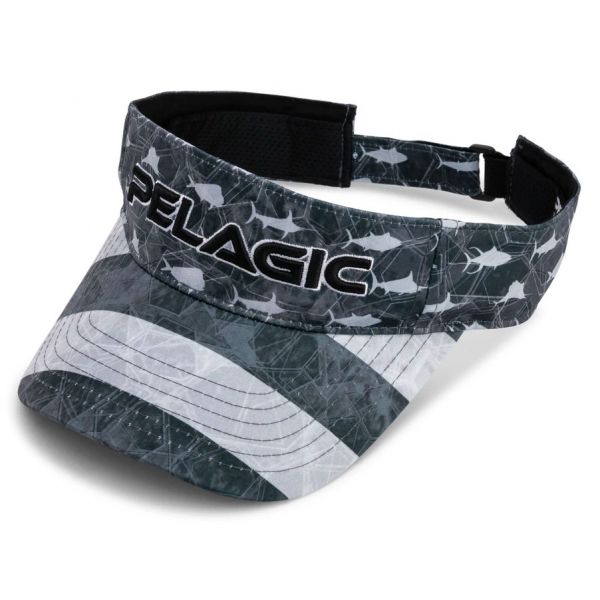 Pelagic Performance Visor - Americamo Grey