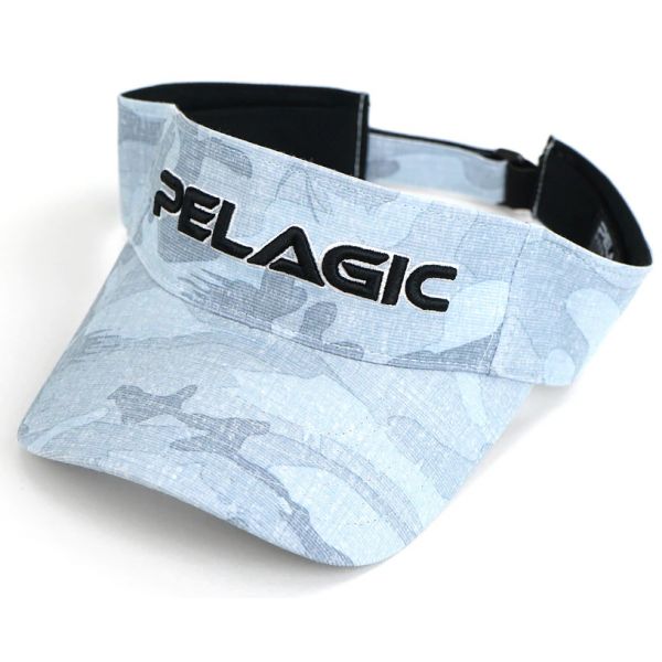 Pelagic Performance Visor - Fish Camo Slate