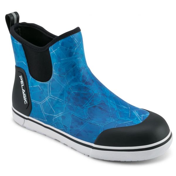 Pelagic Pursuit Deckboot - Dorado Hex Blue - 10