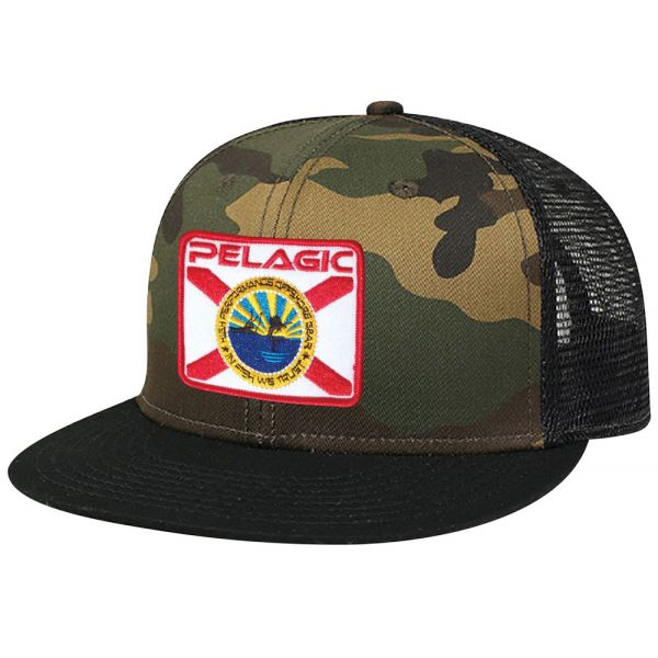 Pelagic Sailfish Republic Trucker Hat - Camo