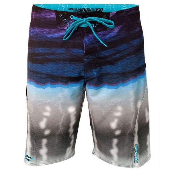 Pelagic Sharkskin Boardshorts - Electric Bluefin - Size 30