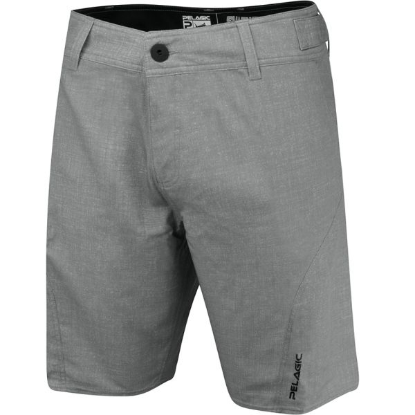 Pelagic Sharkskin Pro Boardshort - Heather Grey - 34