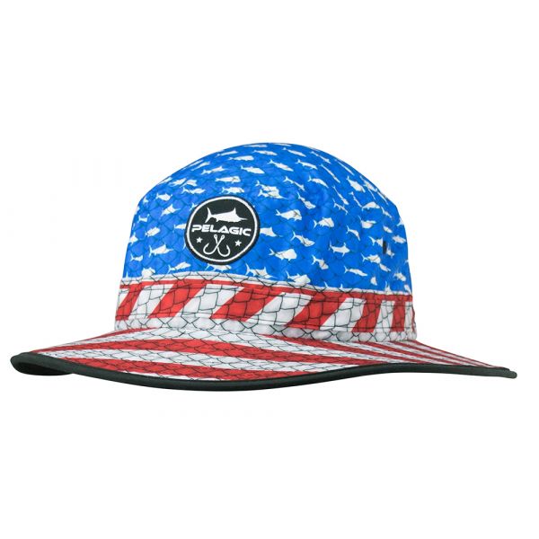 Pelagic Sunsetter Hat - Patriot