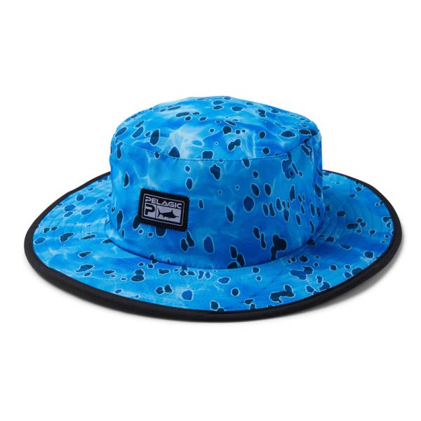 Pelagic Sunsetter Pro Bucket Hat - Dorado Blue