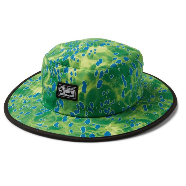 Pelagic Sunsetter Pro Bucket Hat - Dorado Green