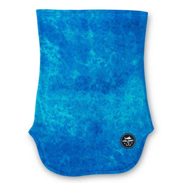 Pelagic Sunshield Fishing Neck Gaiter - Blue Dorado Hex