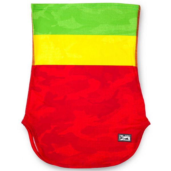 Pelagic Sunshield Fishing Neck Gaiter - Rasta Camo