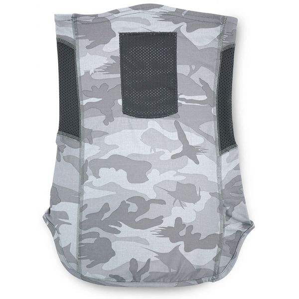 Pelagic Sunshield Pro Fishing Neck Gaiter - Grey Fish Camo