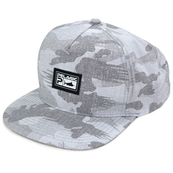 Pelagic The Slide Hat - Fish Camo Grey