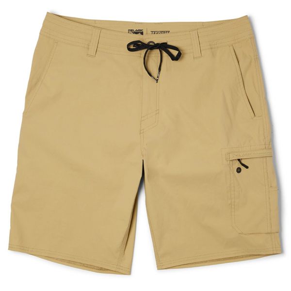 Pelagic Traverse Hybrid Fishing Short - Khaki - 30