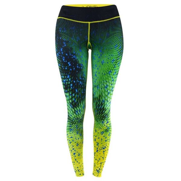 Pelagic Women's Oceanflex Active Leggings - Dorado Green - Small