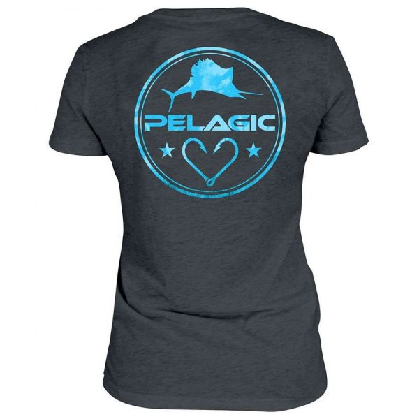 Pelagic Makai V-Neck Women's T-Shirt - Medium