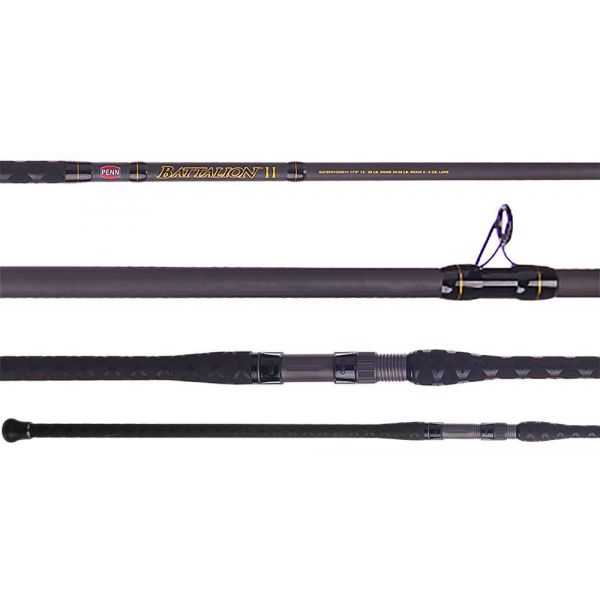 Penn BATSFII1220C10 Battalion II Surf Conventional Rod - 10 ft.