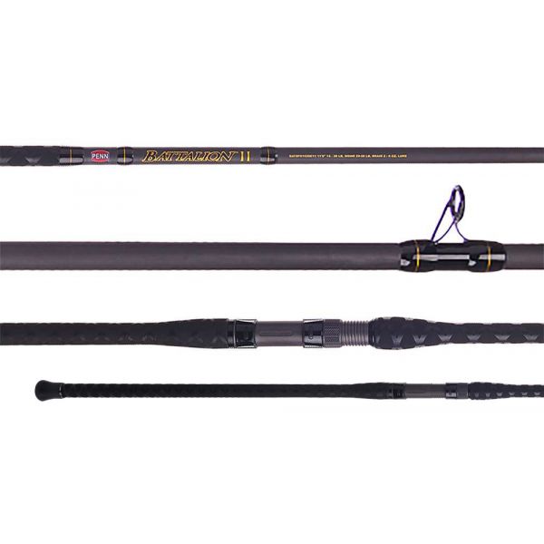 Penn BATSFII2040C12 Battalion II Surf Conventional Rod - 12 ft.