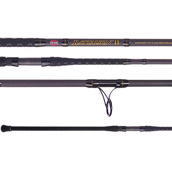 Penn BATSFII2040S12 Battalion II Surf Spinning Rod - 12 ft.