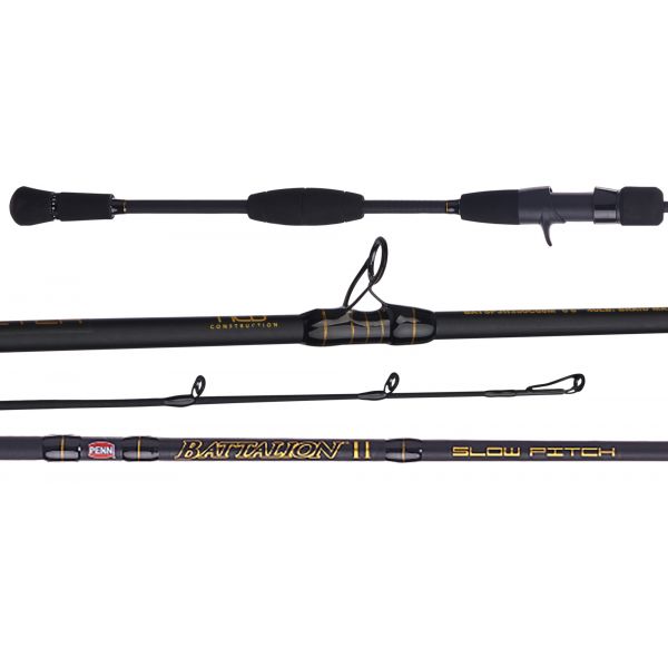 Penn BATSPJII100C68L Battalion II Slow Pitch Casting Rod