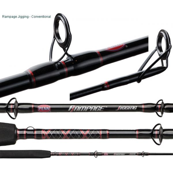 Penn RAMJG3080C66 Rampage Jigging Rod - Conventional