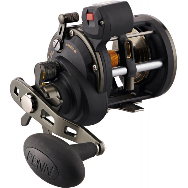 Penn SQLII20LWLC Squall II Level Wind Line Counter Conventional Reel