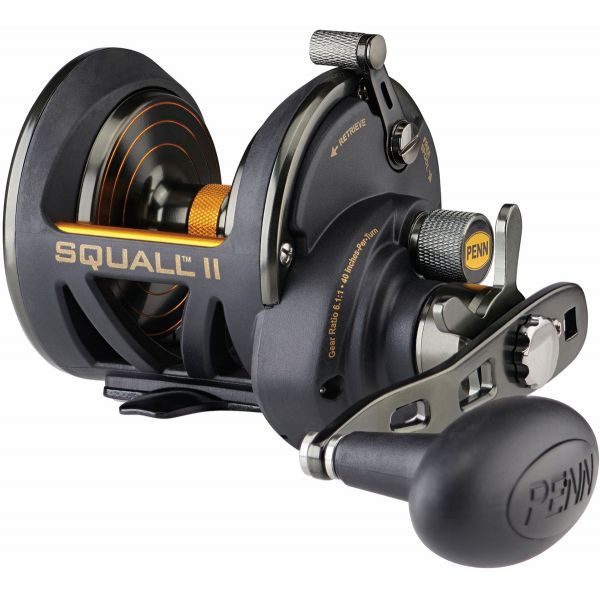 Penn SQLII25NSDLH Squall II Star Drag Reel