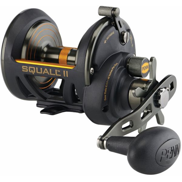 Penn SQLII30SDLH Squall II Star Drag Reel