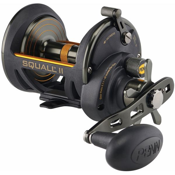 Penn SQLII40SDLH Squall II Star Drag Reel