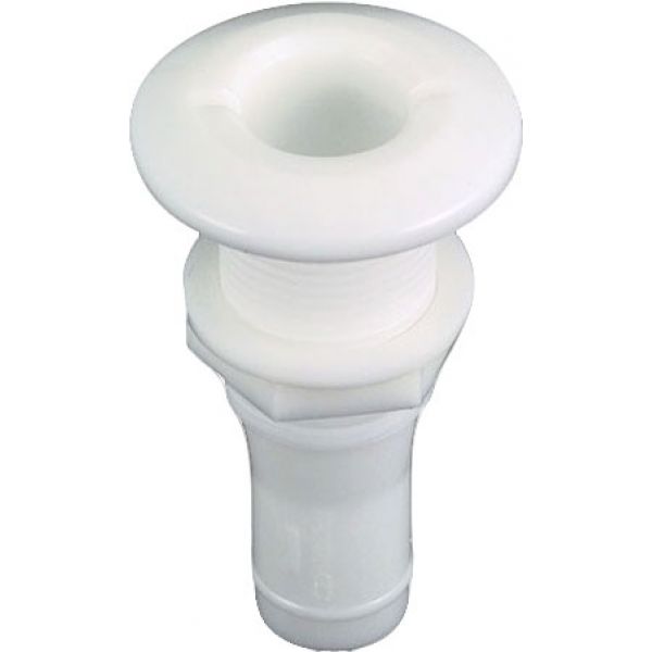 Perko 0328DP4 Molded White Thru-Hull Connection f/ 1/2'' Hose