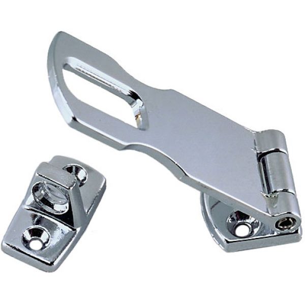 Perko 1198DP1CHR Security Hinged Hasp - 2''