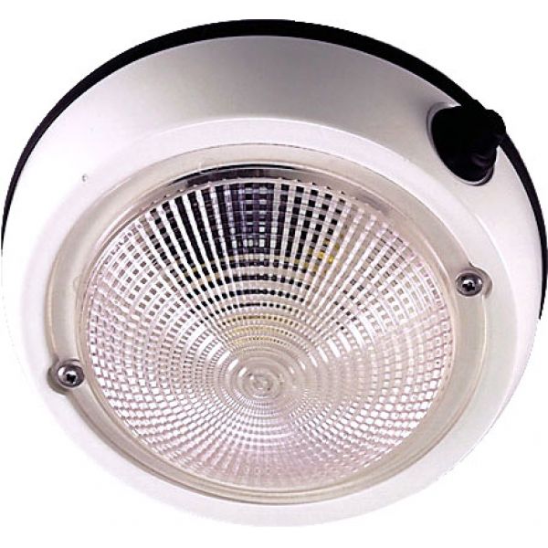 Perko 1253DP1WHT Surface Mount Exterior Dome Light - 4'' Globe