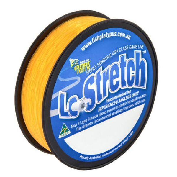 Platypus Lo-Stretch Monofilament Line - 24 kg X 500 m - Orange