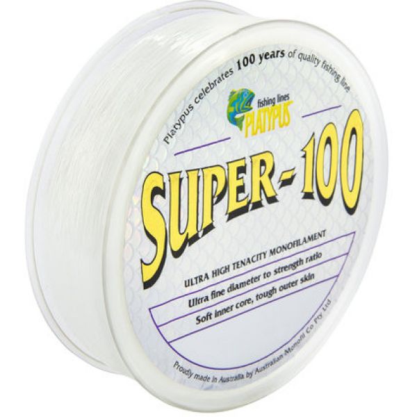 Platypus Super-100 Monofilament Fishing Line - 12 lb X 300 m - Clear