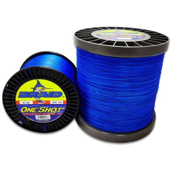 PlayAction Braid One Shot Hollow Core Braided Line - 80lb - 600yd