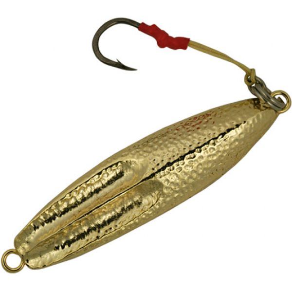 Point Jude Lures Hammer'n Groove Vertical Jig 7oz Gold