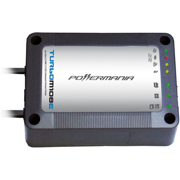 Powermania 57102 Turbo M108E - 1 Bank 8A Waterproof Onboard Charger