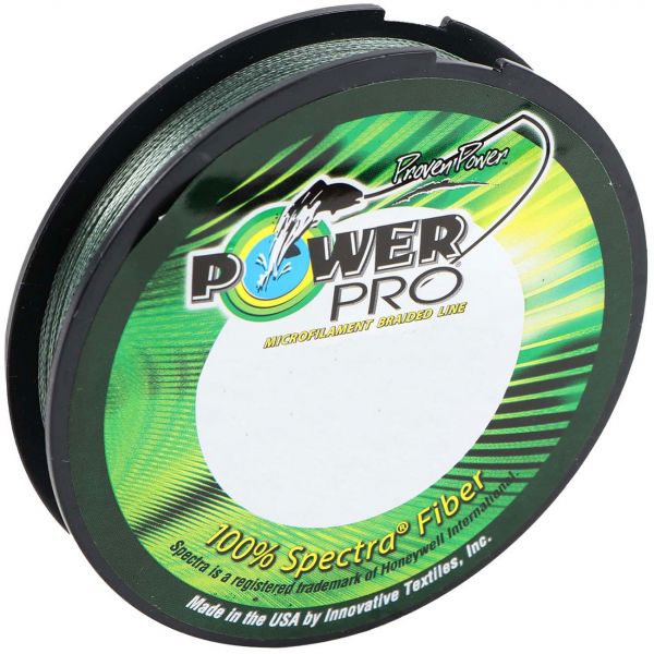 PowerPro Braided Spectra Fiber Fishing Line Moss Green 100LB 150 Yds