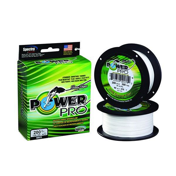 PowerPro Fishing Line Braided Spectra 100Lb 1500Yds White