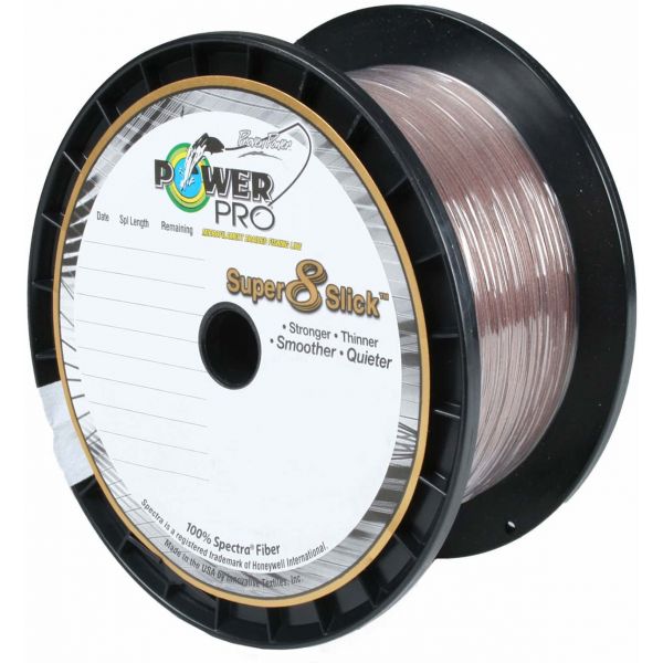 PowerPro Super Slick Braided Line 10lb 1500yds Timber Brown