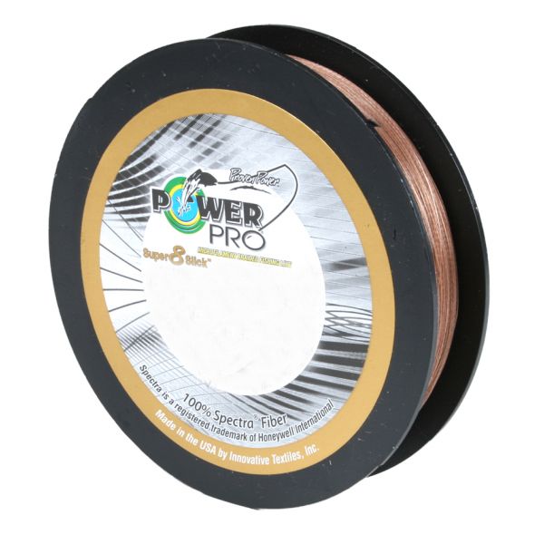 PowerPro Super Slick Braided Line 10lb 300yds Timber Brown